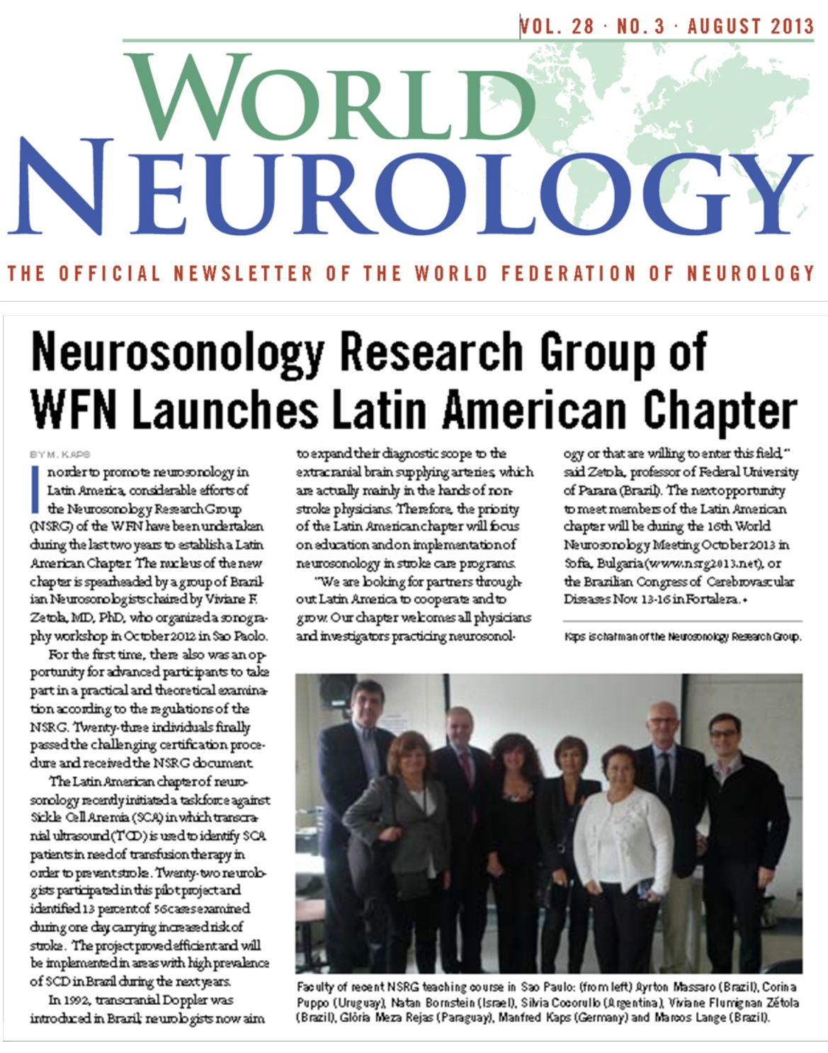 World Neurology News Ago 2013